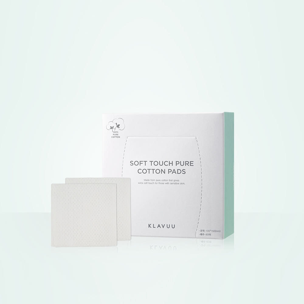 KLAVUU 100% Cotton Pads (80 pcs)