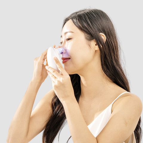 Pearlcare Sebum Suction Blackhead Remover (White) 4 Interchangeable Heads USB-C