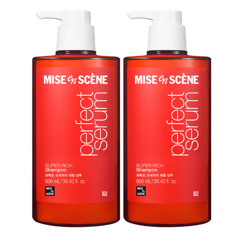 Mise en Scene Perfect Original Serum Shampoo & Treatment 900ml (2 Pack)