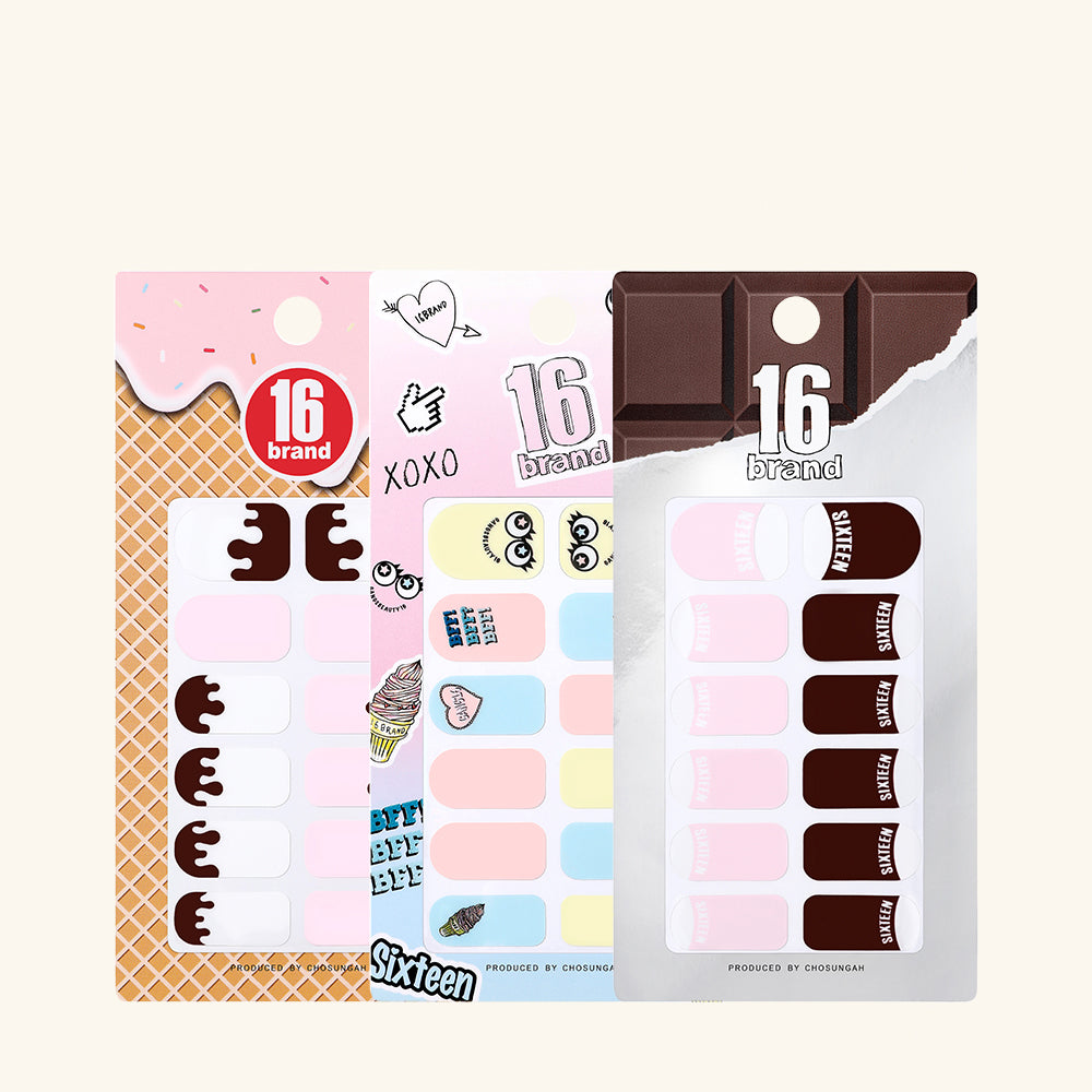 Chosungah Beauty 16Brand 16 Taste Chu Nail Patch