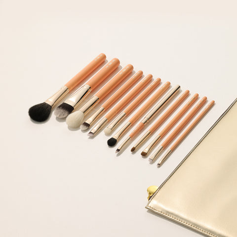 The Tool Lab 913 Makeup Clutch Pouch Gold Big Bag (30 x 21 cm)