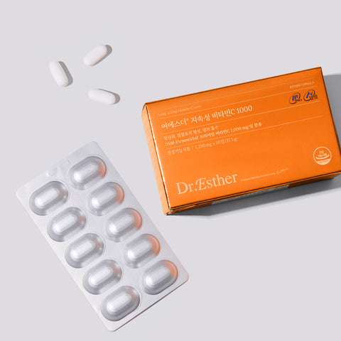 Esther Formula Sustained Vitamin C 1000 30 Tablets Pack of 10