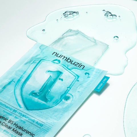 numbuzin No.1 Pantothenic B5 Hyaluronic Active Clear Mask 10P