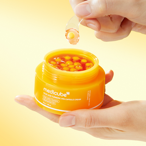 Medicube Kojic Acid Turmeric Vita Brightening Toning Capsule Cream 53ml (2 pack)
