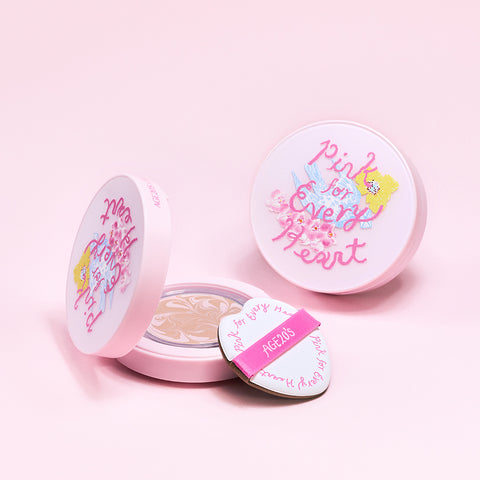 AGE20'S Pink For Every Heart Edition D'Origin Essence Pact Pink Latte 12.5g (Main + Refill + 2 Puffs)