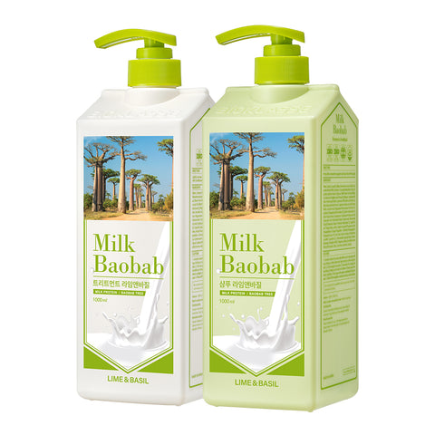Milk Baobab Original Shampoo Lime & Basil, 1L