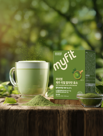 DongKook MyFit Jeju Real Matcha Latte Enzyme Stick 3 g x 30 (90 g) 8-pack