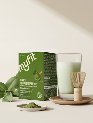 DongKook MyFit Jeju Real Matcha Latte Enzyme Stick 3 g x 30 (90 g) 8-pack