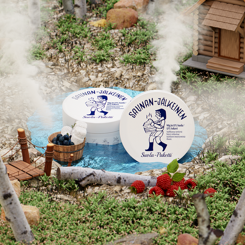 Torhop Pore & Sebum Cleansing Set - Salt Mask 90g + Cleanser 130g + Gel Balm 100g + Rafio Brush