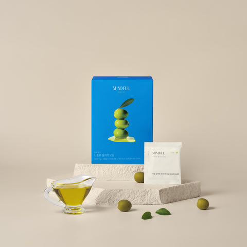 Foodology Mediterranean Mindful Organic OleShot Extra Virgin Olive Oil 1 Box + Lemon Green Tea 2 Boxes (30-Day Supply)