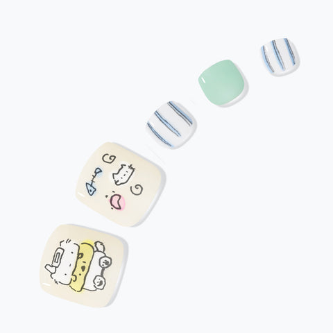 Dashing Diva Magic Press Pedicure Tubi
