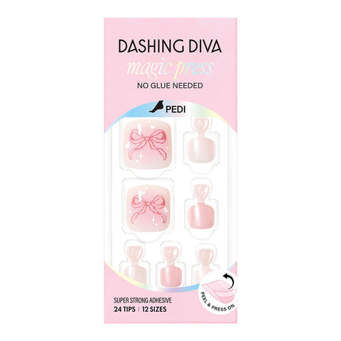 Dashing Diva Magic Press Pedicure Silky Ribbon