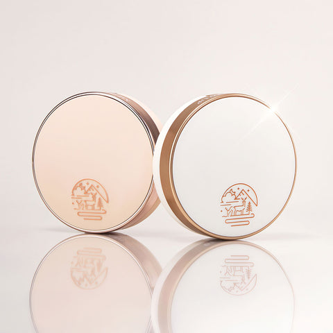 Beaudiani Hydrating Glow Cover Cushion Foundation Set SPF50+ (Main + Refill)