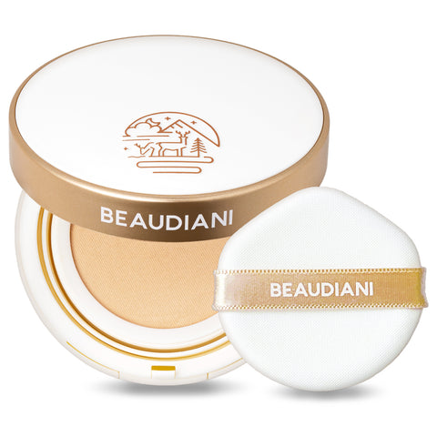 Beaudiani Hydrating Glow Cover Cushion Foundation Set SPF50+ (Main + Refill)