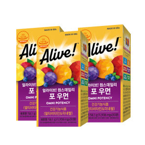 Alive Once Daily for Women Multivitamin 30 Tablets (3 Pack) (3-Month Supply)