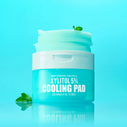 Derma Factory EDLP Xylitol 5% Cooling Pads 210ml (70 sheets)