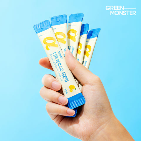 Green Monster Detox Alpha CD Lemon Cut 49g 12 Pack