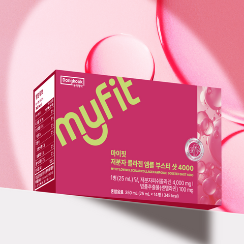 DongKook Myfit Drinkable Low-Molecular Fish Collagen Ampoule Booster Shot 4000 84 Bottles (6 Boxes)