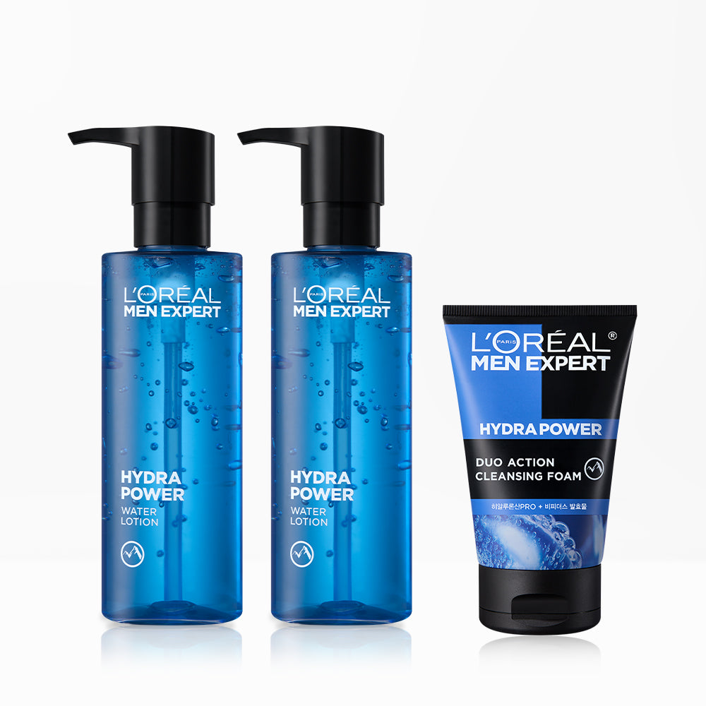 L'Oreal Paris Hydra Power Cooling All-in-One 120ml 2pcs (+ Duo Foam 50ml)
