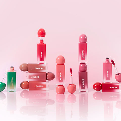 Giverny Dewy Lip Glaze Tint 10 Colors 4.3g/4.9g
