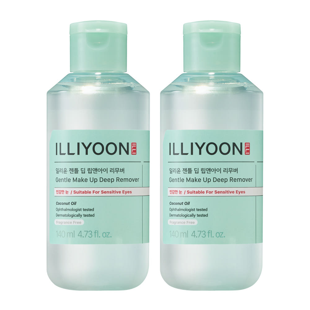 ILLIYOON Gentle Deep Lip & Eye Remover 140ml (2-Pack)