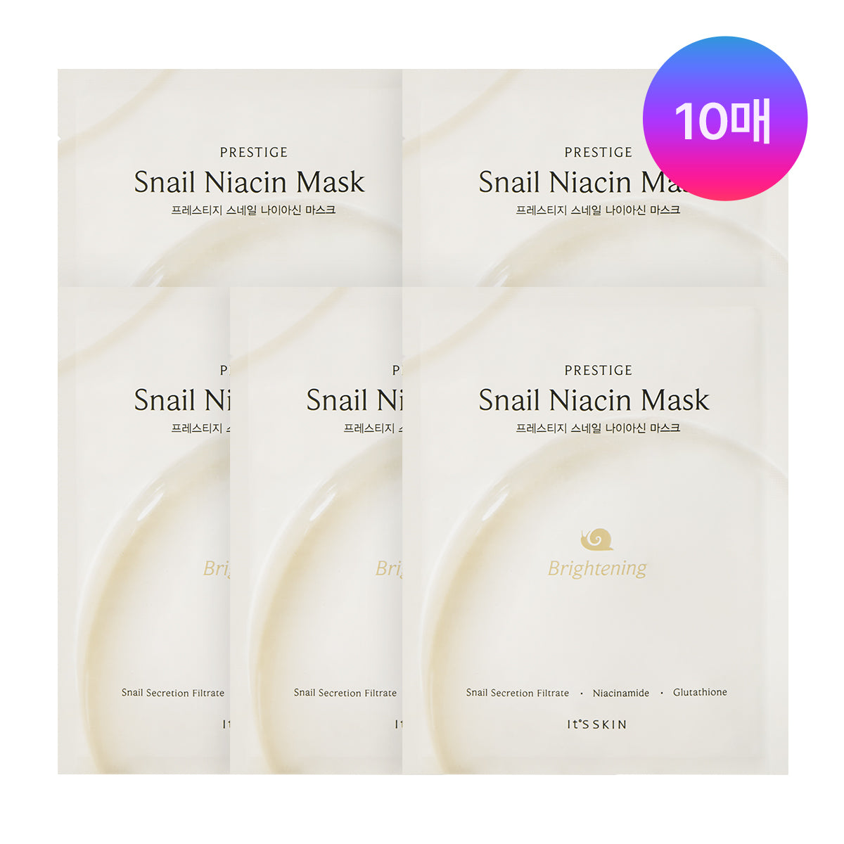 It's Skin Prestige Snail Mask Niacin 10P