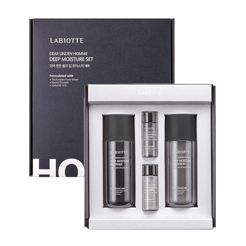 Labiotte Men's Deep Moisture Set (Skin, Aftershave & Lotion)