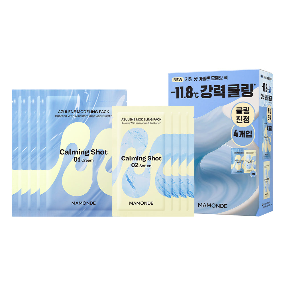 Mamonde Calming Shot Azulene Modeling Pack 66g x 5
