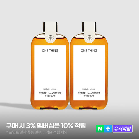 One Thing Centella Asiatica Extract Toner 300ml (2 Pack)