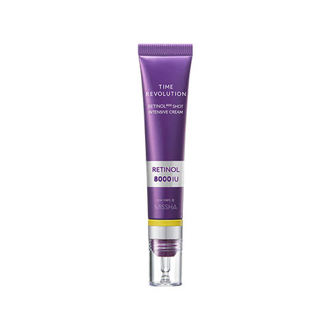 MISSHA Time Revolution Retinol 8000-Shot Intensive Cream 25ml (2 pack)