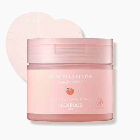 Skinfood Peach Pposong Zinc PCA Smooth Texture Toner Pads 70P