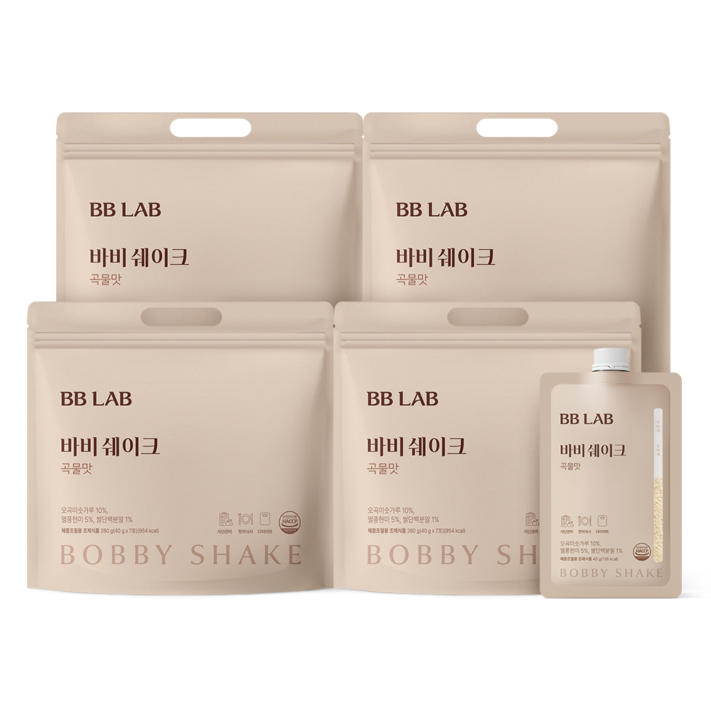 Nutrione BB Lab Babi Shake Grain Flavor Protein 7 Sachets x4 (28 Sachets)