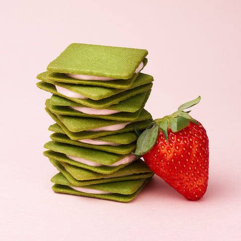 OSULLOC Green Tea Strawberry Langue de Chat 90g