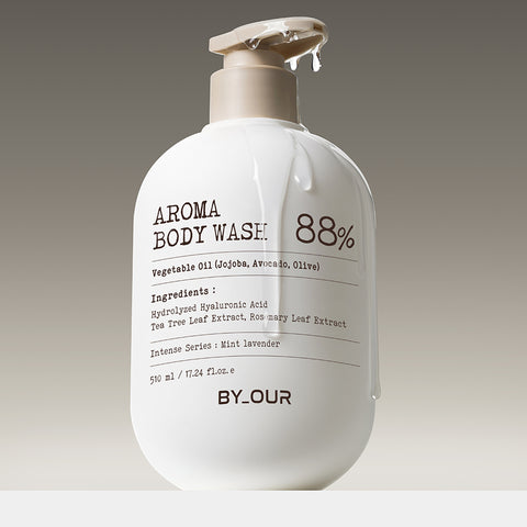 Byour Aroma Mint Lavender pH-Balanced Body Wash 1020ml + Body Lotion 1000ml