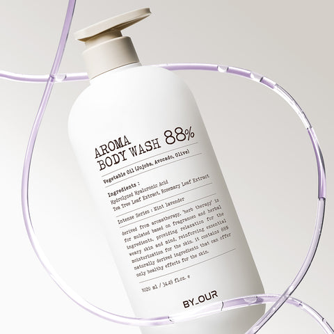 Byour Aroma Mint Lavender pH-Balanced Body Wash 1020ml + Body Lotion 1000ml
