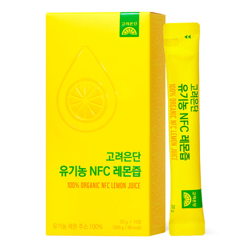 Koreaeundan Organic NFC Lemon Juice 15 Sachets x 4 Packs