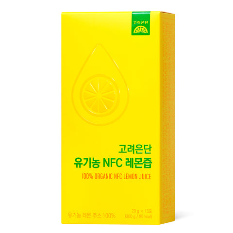 Koreaeundan Organic NFC Lemon Juice 15 Sachets (20 g each)