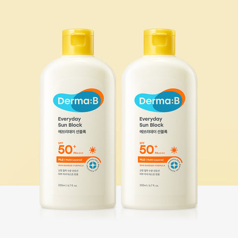 Derma:B Everyday Sunblock 200ml (2 Pack)