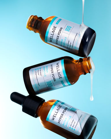 Wellage Hyper PDRN Repair Ampoule 30ml + Glow Booster PDRN Mask 5pcs (2-Item Set)