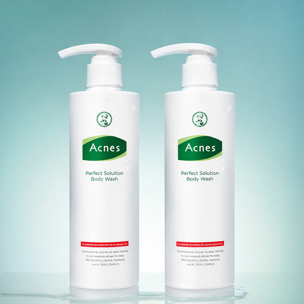 Acnes Perfect Solution Body Wash 500ml x2 (Free Shower Ball)