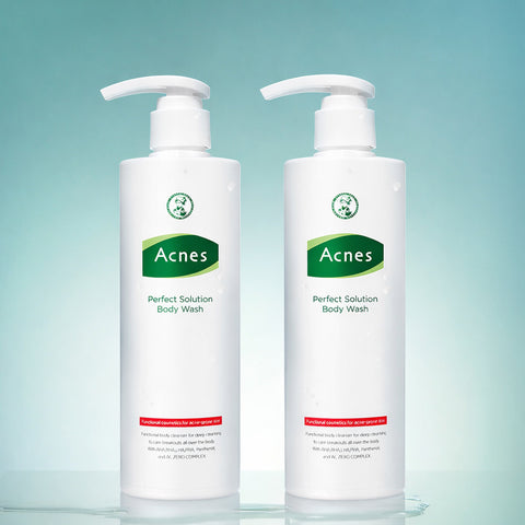 Acnes Perfect Solution Body Wash 500ml x2 (Free Shower Ball)