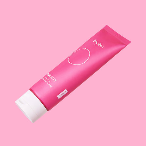 Beplain Pink Salt AHA BHA Cleansing Foam 120ml (2 pack)