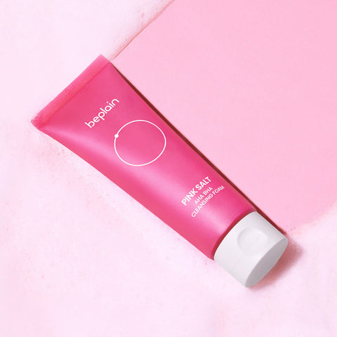 Beplain Pink Salt AHA BHA Cleansing Foam 120ml (2 pack)