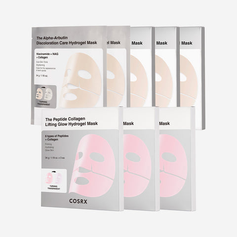 COSRX Peptide & Arbutin Gel Mask Set (20 Sheets)