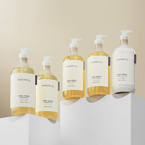 Ninemila Pure Hinoki Treatment Mist Misty Tulip 1L