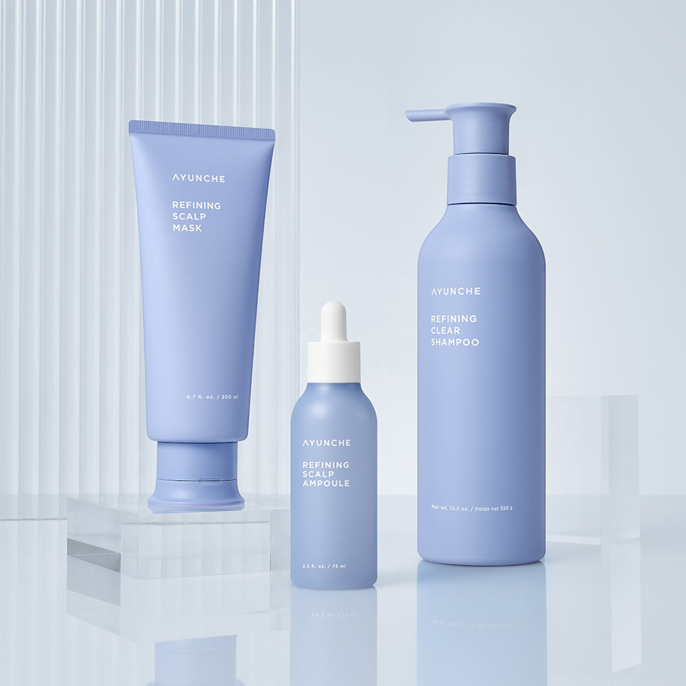 Ayunche Refining Triple Care Set (Shampoo 350g + Mask 200ml + Ampoule 75ml)