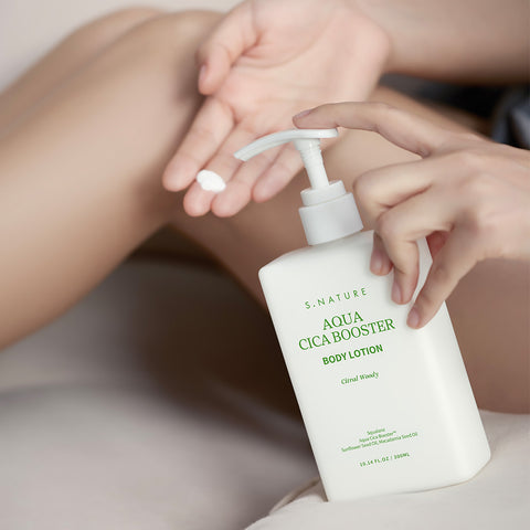 S.Nature Aqua Cica Booster Body Wash & Body Lotion 40ml Set