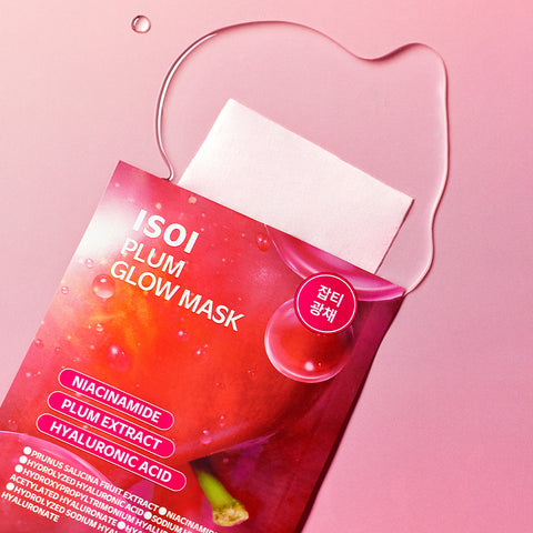 ISOI Plum Glow Mask (Blemish Radiance) 23ml x 10 sheets