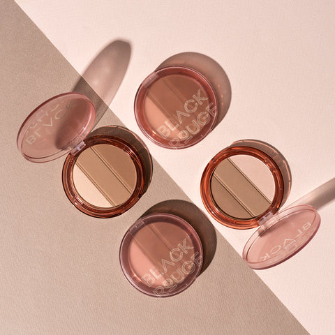 Black Rouge Up & Down Triple Contouring 10g (+ Brush)