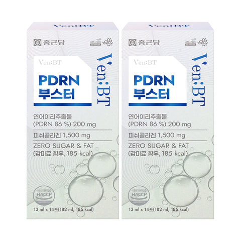 Chongkundang VenBT PDRN Booster Low-Molecular Collagen Drink 13ml 14Sachets (2 Pack)